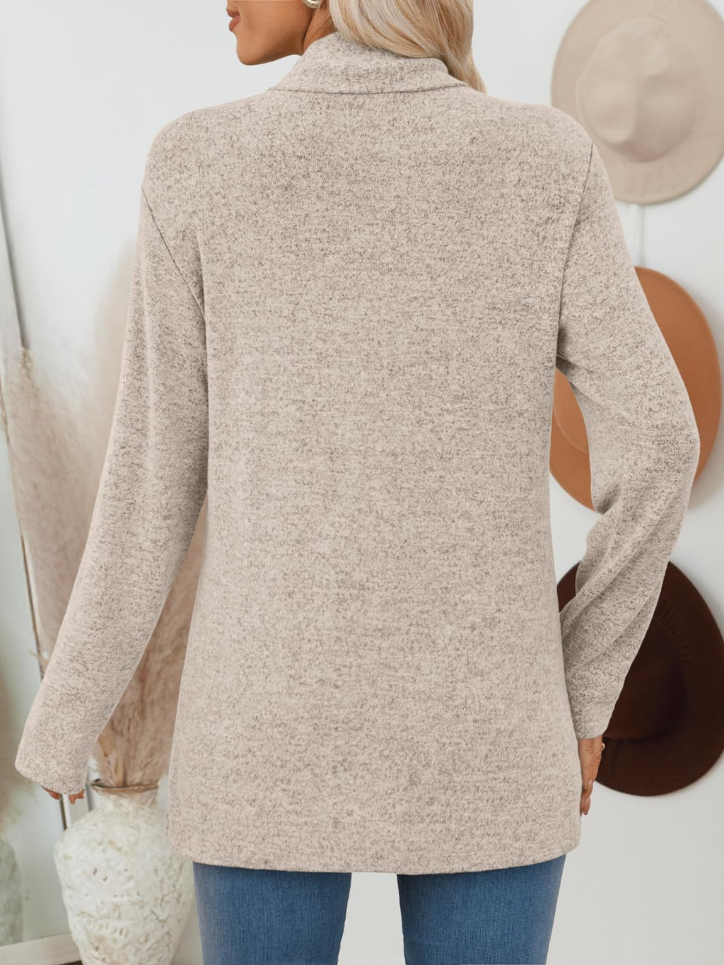 LILLUSORY Cardigan for Women Lightweight Cardigans Fall Fashion Outfits | Open Front Long Cardigan with Pockets, Business Casual Travel Outfits