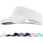Sukeen Cooling Stretchy Visor Free Size Cool Hat with UV Protection Brim Peak Vizor for Golf,Tennis,Cycling,Running