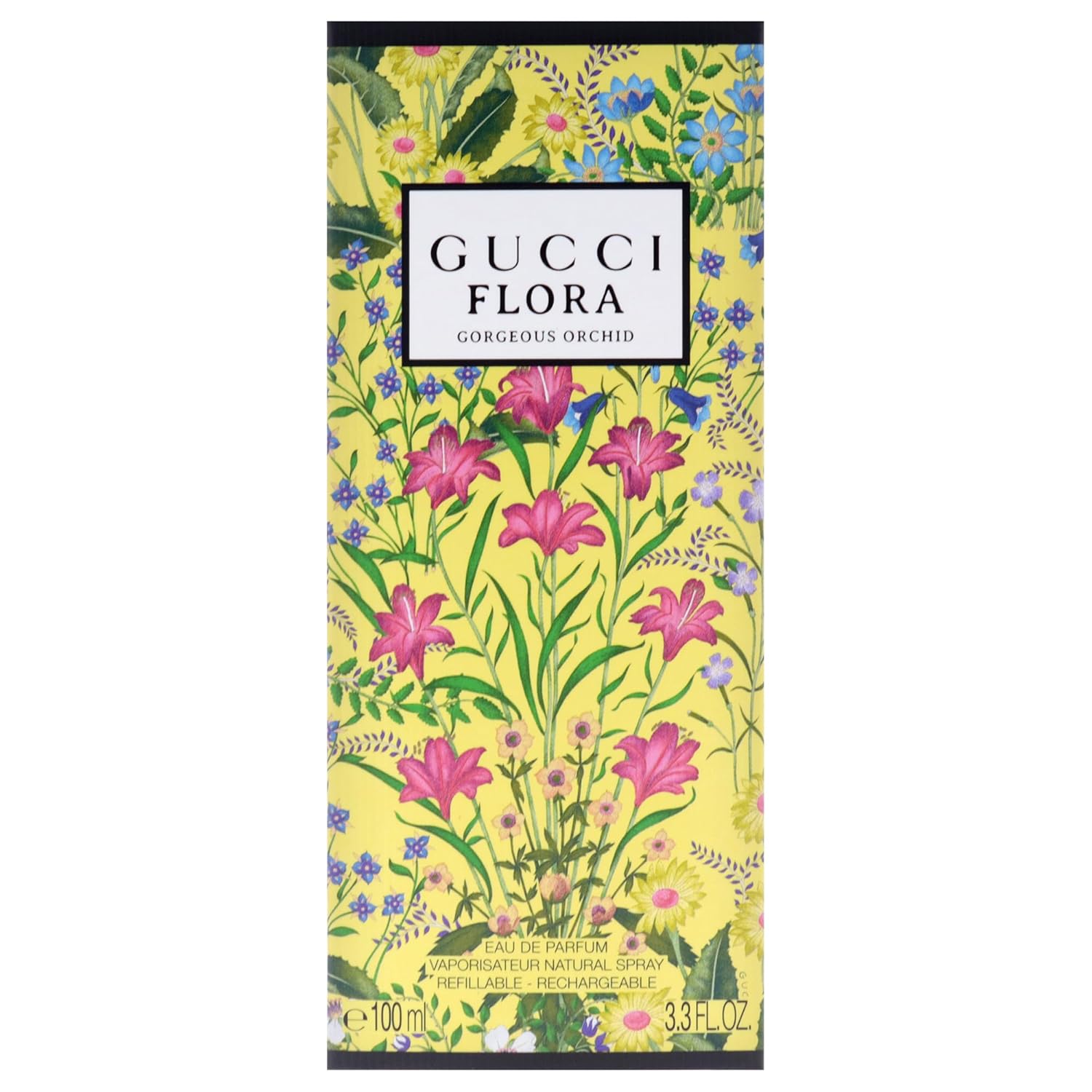 Flora Gorgeous Orchid by Gucci for Women - 3.3 oz EDP Spray (Refillable)