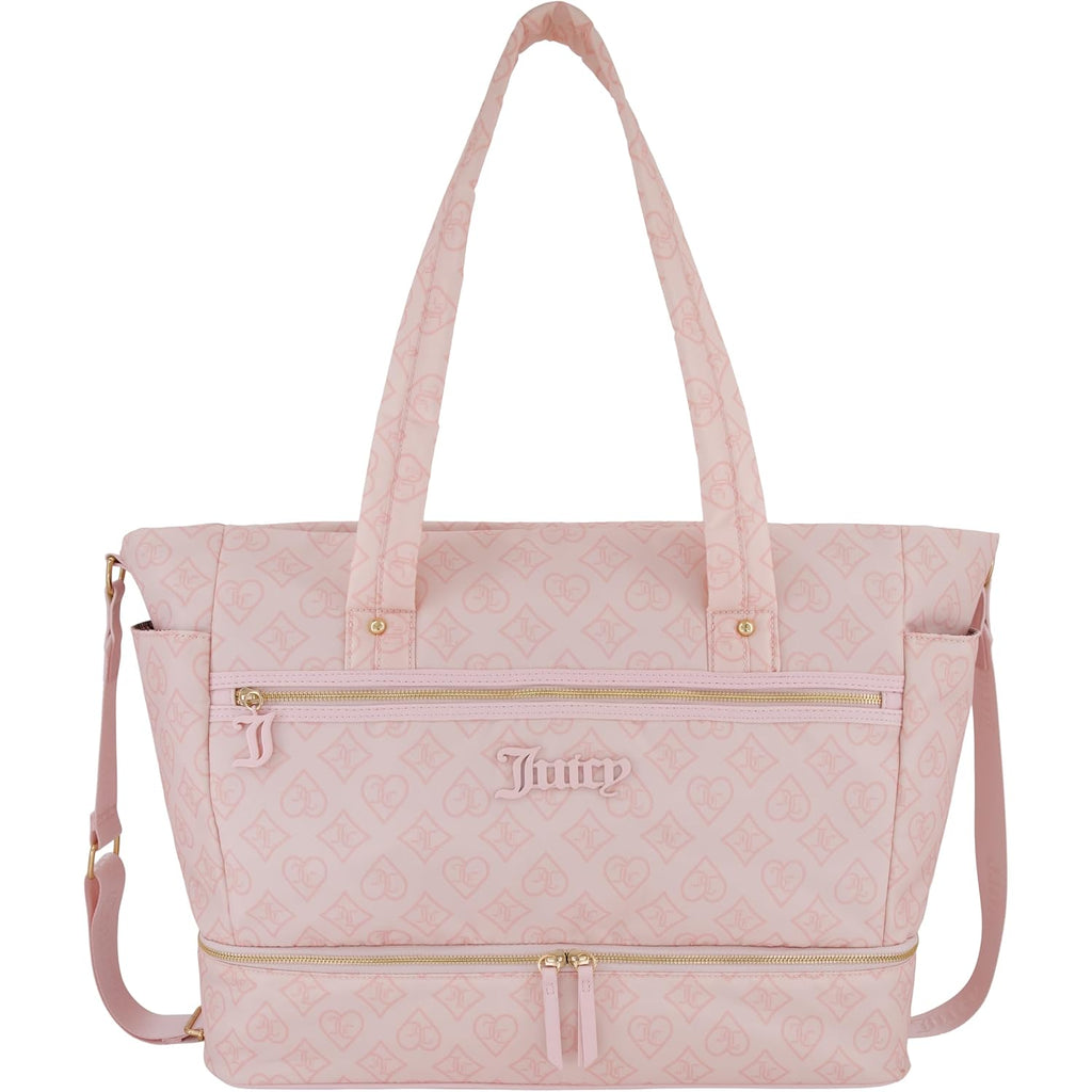 Juicy Couture Women'S Juicy To Go Weekender Bag, Stylish & Versatile Tote For Everyday & Travel