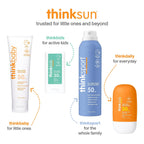 Thinksport Spf 50+ Mineral Sunscreen With Zinc Oxide, 6 Fl Oz – Safe, Natural Sunscreen Lotion For Sports & Active Use, Water Resistant Reef Safe, Broad Spectrum Uva/Uvb Sun Screen For Sun Protection