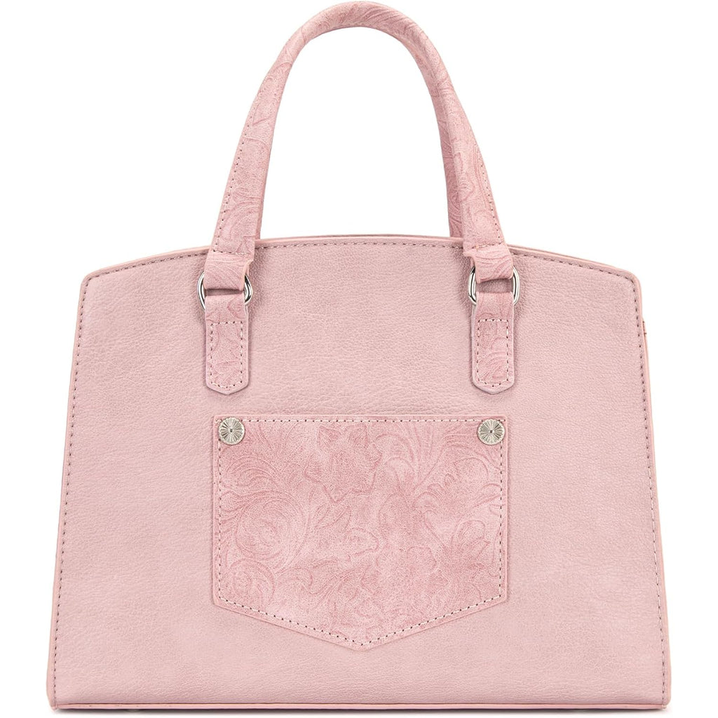 Wrangler Lace Tote Bag For Women, Medium Crossbody Top Handle Handbags Ladies Satchel Elegant Purse Charms For Wedding Gift