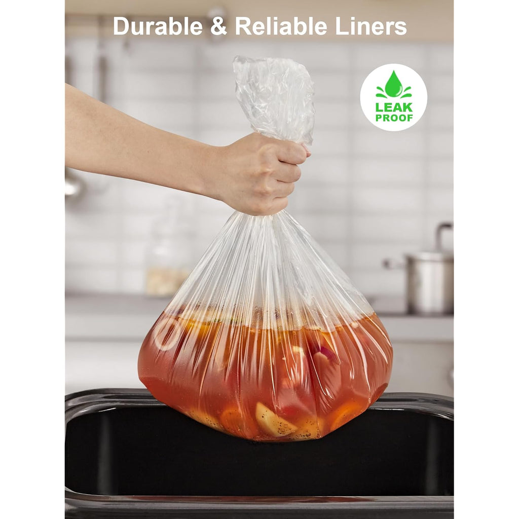 SMARTAKE Electric Roaster Liners, 10 Count Disposable Roaster Liners, Fits 16, 18, 22 Quart Roasters, Roaster Pan Oven Liners Plastic Cooking Bags for Instant Cleanup, 18 x 34 Inch