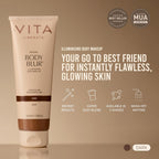 Vita Liberata Body Blur, Leg And Body Makeup. Skin Perfecting Body Foundation For Flawless Bronze, Easy Application, Radiant Glow, Evens Skin Tone, New Packaging
