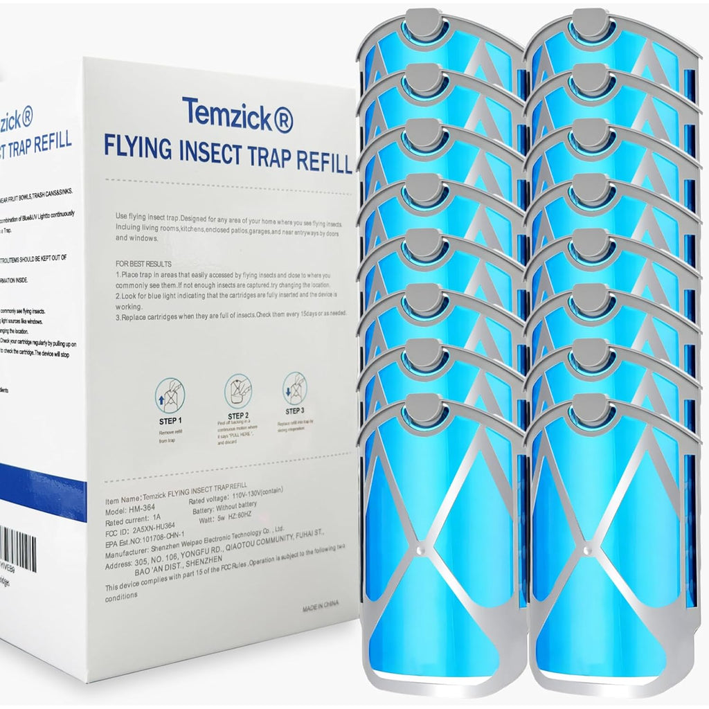 16-Pack Refill Cartridges Compatible With Zzevo, 100% Fit, 1:1 Size