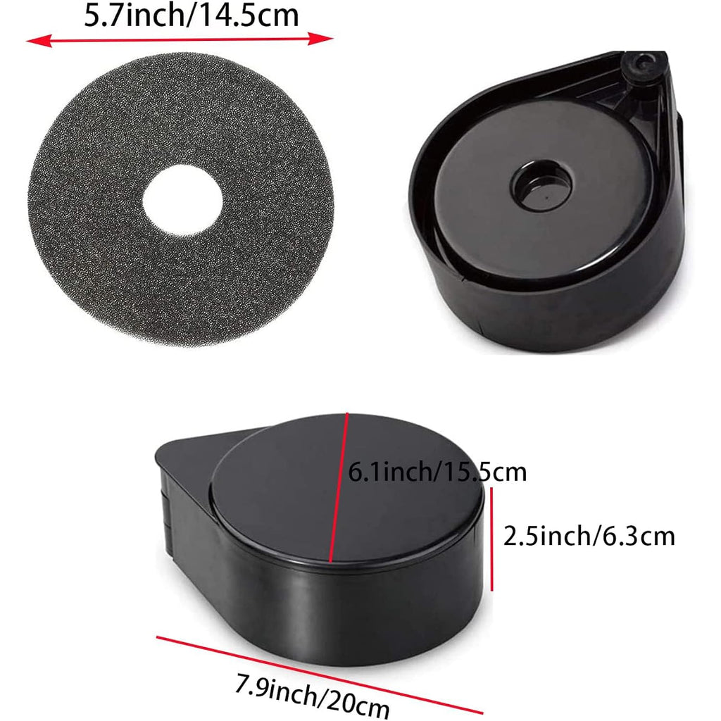 1 Pack 3 Tier Bar Glass Rimmer for Margarita and Cocktail, Bartender Tool,Salt Box Spice Container