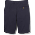 French Toast Men'S Flat Front Stretch Twill Short