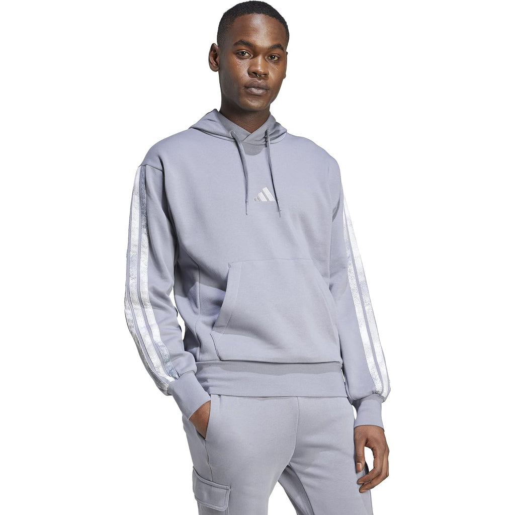 Adidas Men'S All Over Printed Colorblock Hoodie