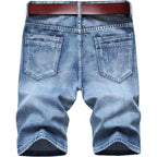Longbida Men'S Jean Shorts Summer Casual Stretch Denim Jorts | Relaxed Fit