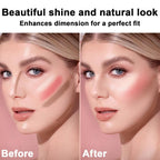 3Pcs Cream Contour Stick Makeup Kit, Shades with Highlighter, Blush and Bronzer Contour Stick for Sculpt the Cheeks, Long Lasting, Waterproof, Matte & Dewy Finish (LIGHT MEDIUM(2+5+6))