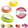 Winb Set Of 4 Reusable Fruit And Veggie Savers - Ideal For Avocados, Tomatoes, Apples, Garlic, Onions, And More