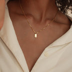 Initial Necklaces for Women 14K Gold Plated Letter Necklace Dainty Waterproof Pendant Necklace Personalized Gifts Trendy Gold Jewelry