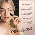 Anareal Caffeine Under Eye Balm Stick (1 Pack) – Hydrating Eye Care For Dark Circles & Puffiness, Cooling Eye Balm Stick For Eyes, Face & Under Eye Bags