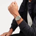 Swatch Irony Sistem51 Unisex Watch Casual Polymer Beige Automatic Waterproof Mocha Dream