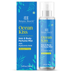 Botanic Hearth Ocean Kiss Hair Perfume & Body Mist, Long-Lasting Hair Deodorizer & Body Scent for Women & Men, Alcohol-Free Clean Fragrance Hair Spray For Everyday Wear, All Day Freshness, 3.4 Fl Oz