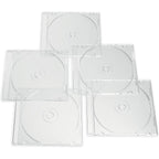 Verbatim Cd Dvd Blu-Ray Clear Slim Jewel Cases, 5.2 Mm – 25 Pack