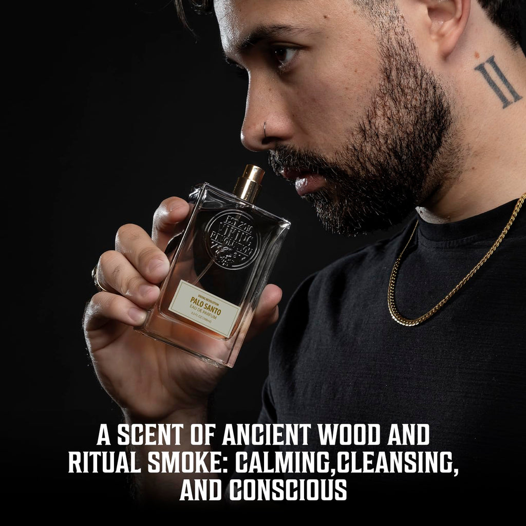 Viking Revolution Palo Santo Cologne For Men - Eau De Parfum - With Notes Of Palo Santo, Wild Pine, Bergamot, Incense, White Sage, Cedarwood, And Raw Resin - (3 Pack, 3.4 Fl Oz Each)