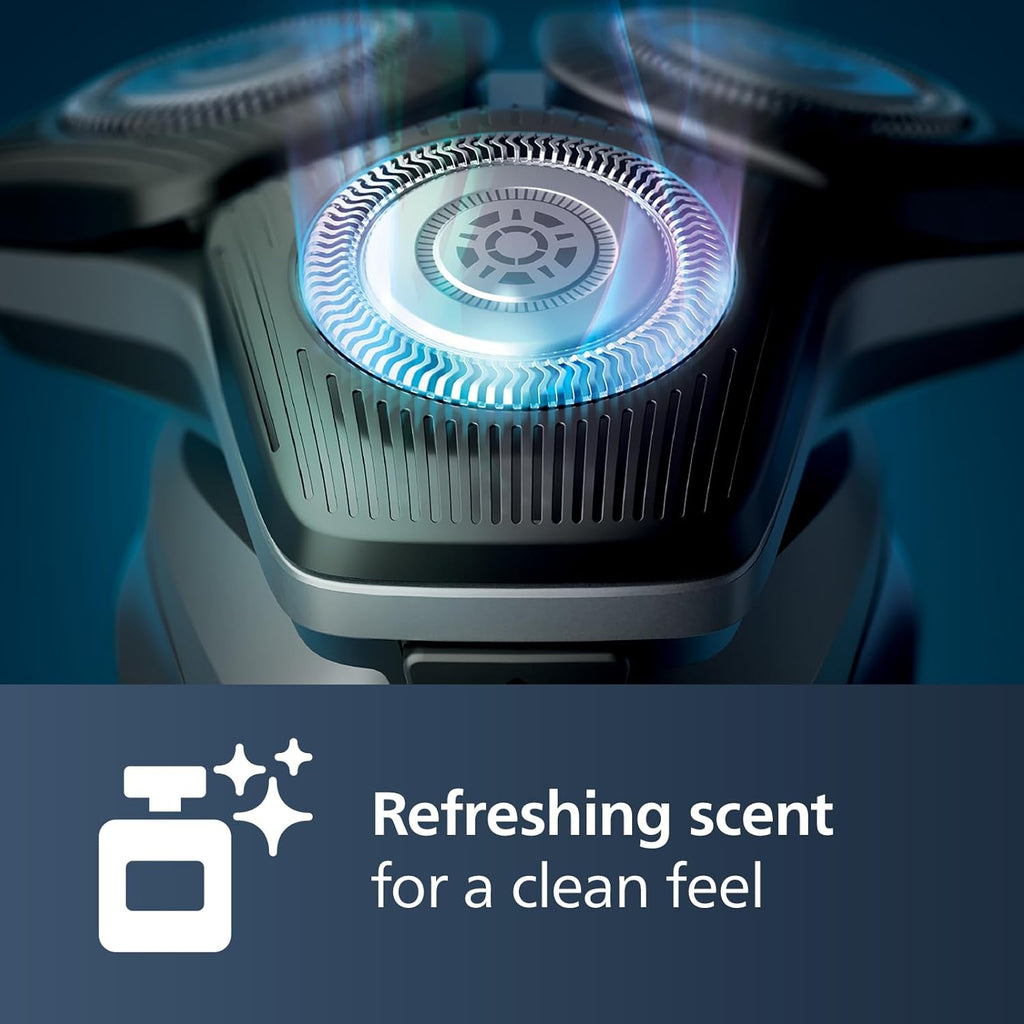 Norelco Philips Quick Clean Pod Cartridge, Easy Cleaning of Your Electric Shaver, Alcohol Free and Skin Friendly Formula, 2 Pack, Model CC12/52