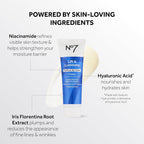 No7 Lift & Luminate Primer - Hydrating Primer with Niacimamide - Creates Smooth Base for Makeup Application & Illuminates Skin Glow (30ml)