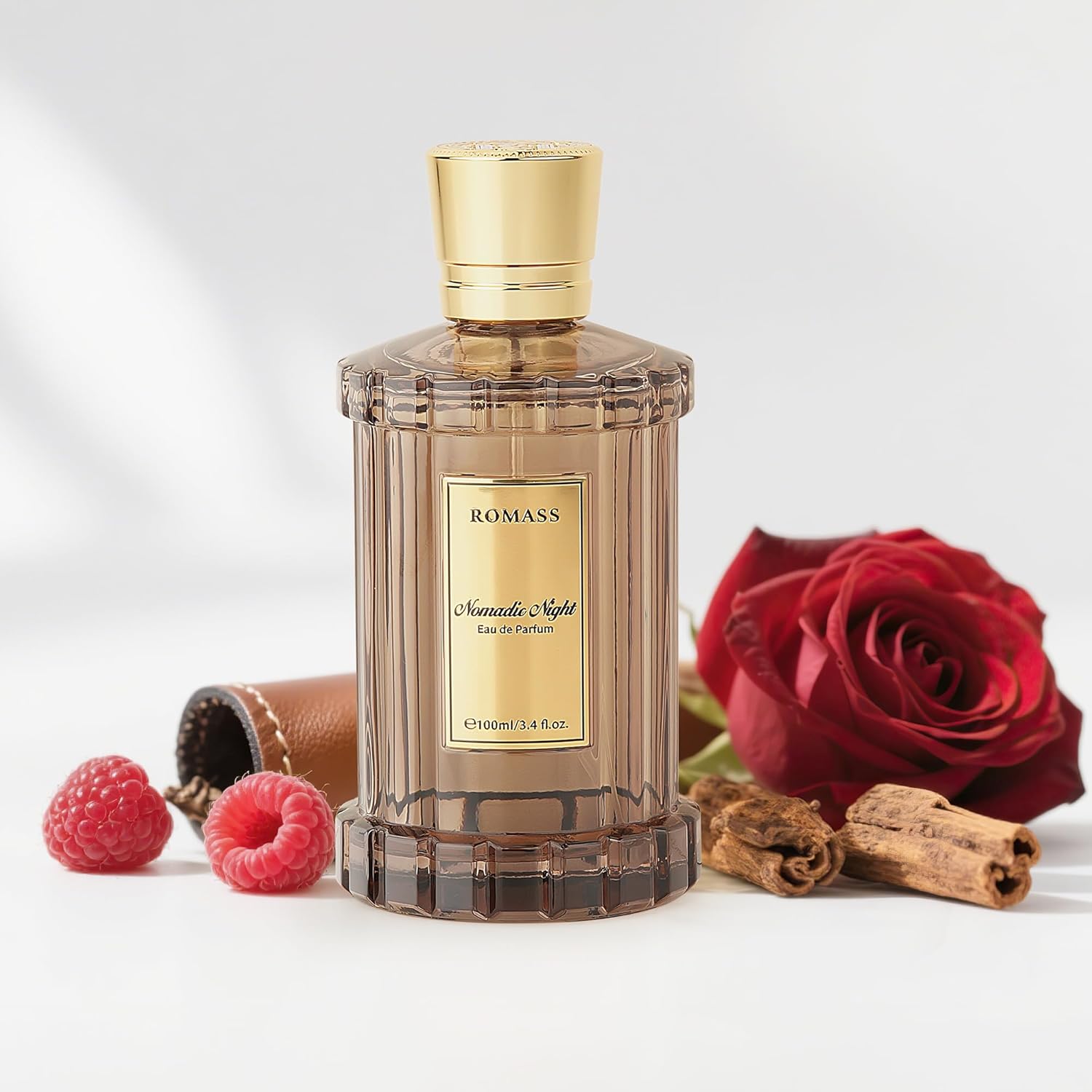 ROMASS Nomadic Night Eau de Parfum Unisex Fragrance with Smoked Oud Desert Sage & Starry Amber 3.4oz/100ml