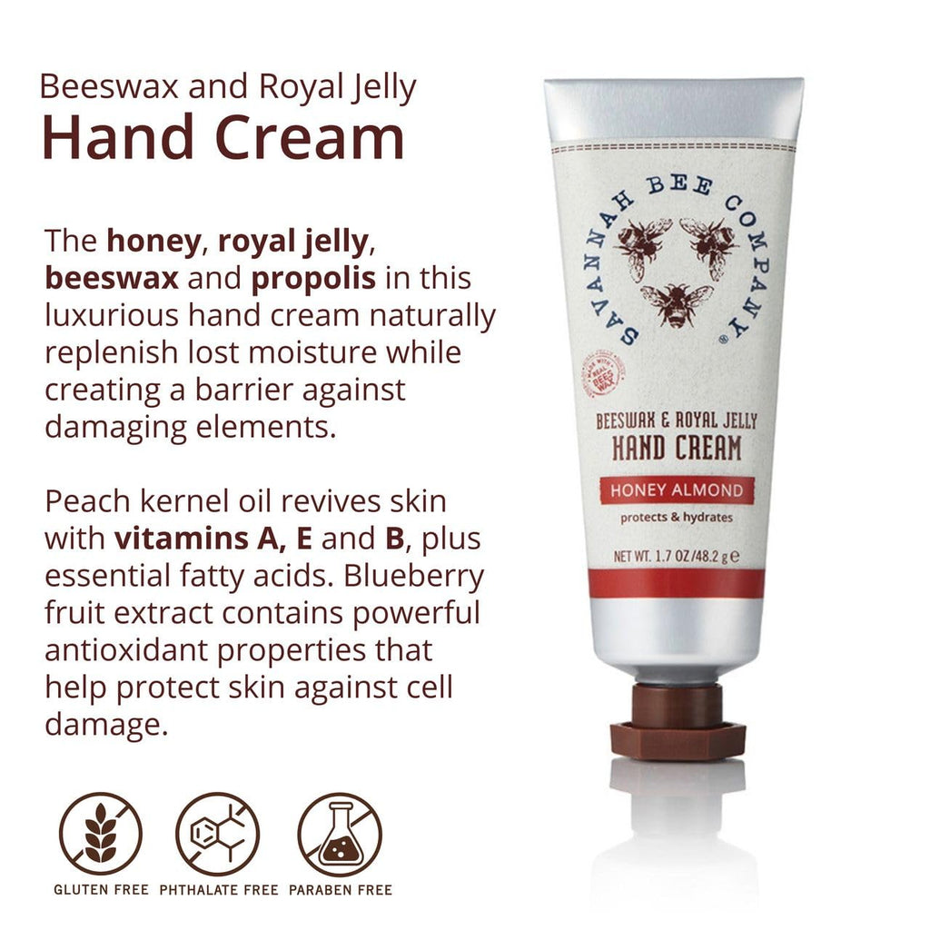 Savannah Bee Company Beeswax Hand Cream - Hand Moisturizer Repair Cream
