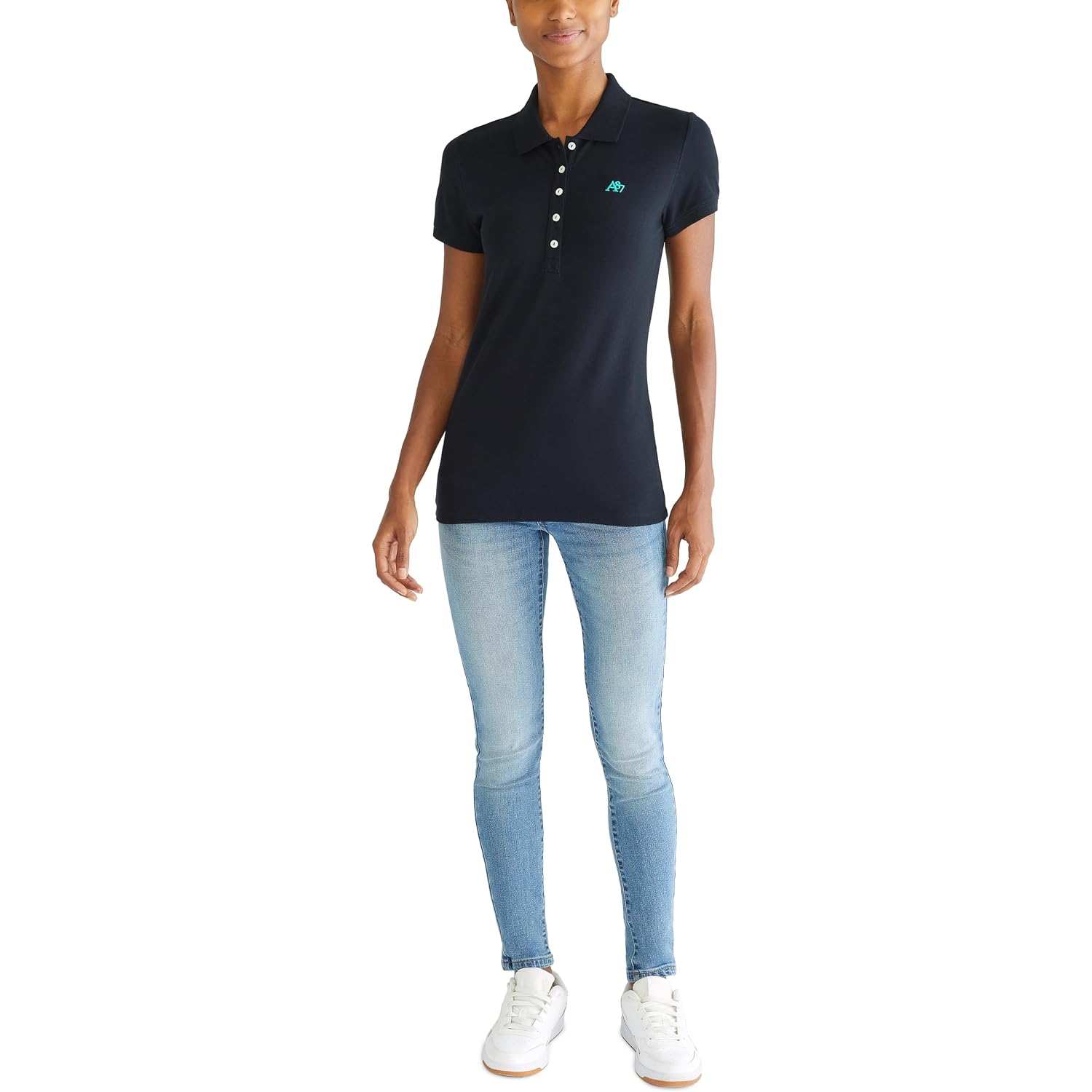 Aeropostale Women'S Aero Solid A87 Polo
