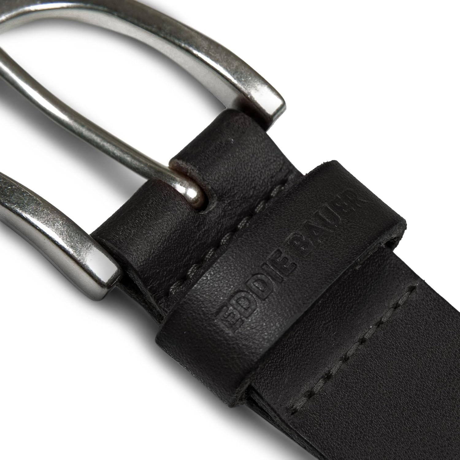 Eddie Bauer Women's Casual Leather Belts with Durable Metal Buckle