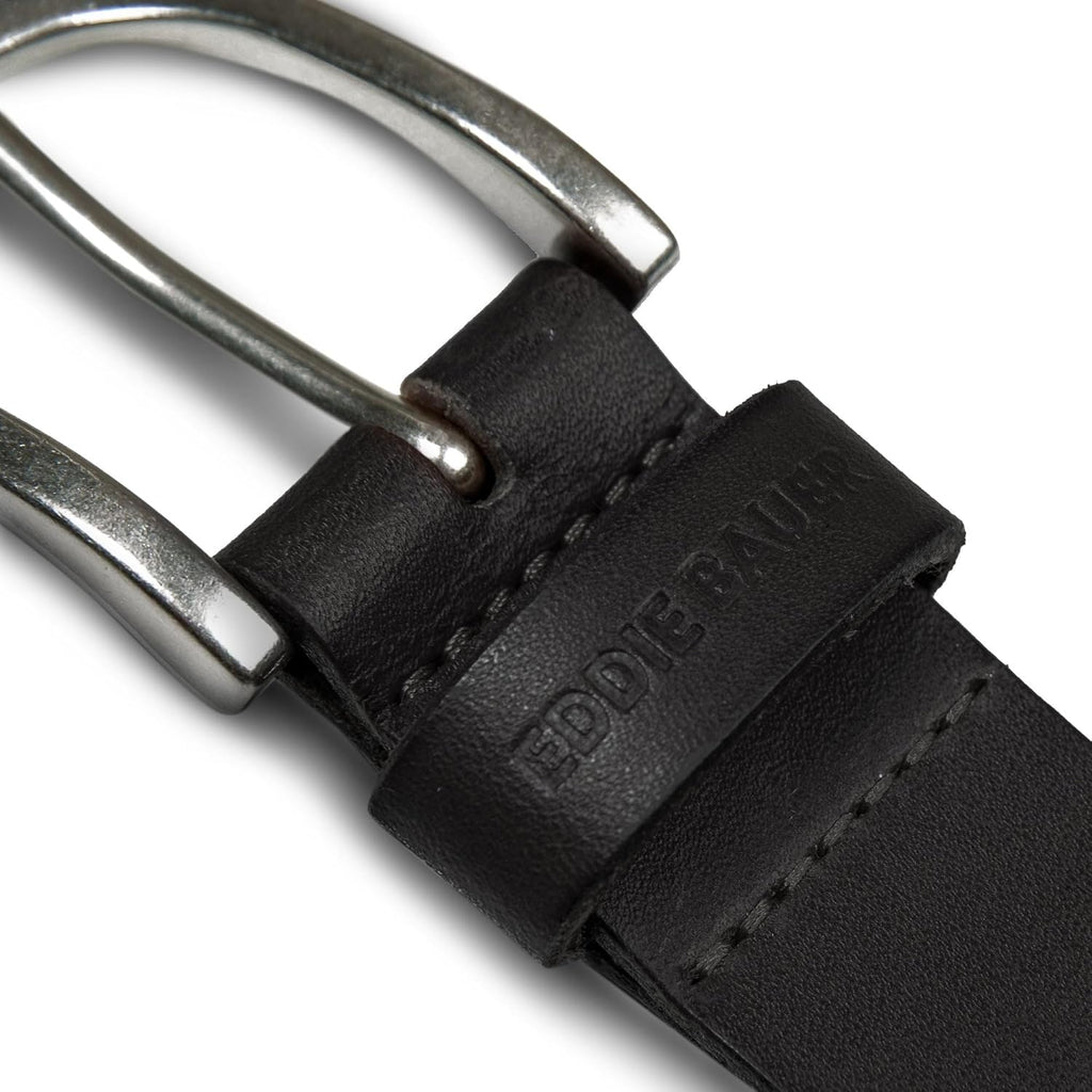 Eddie Bauer Women's Casual Leather Belts with Durable Metal Buckle