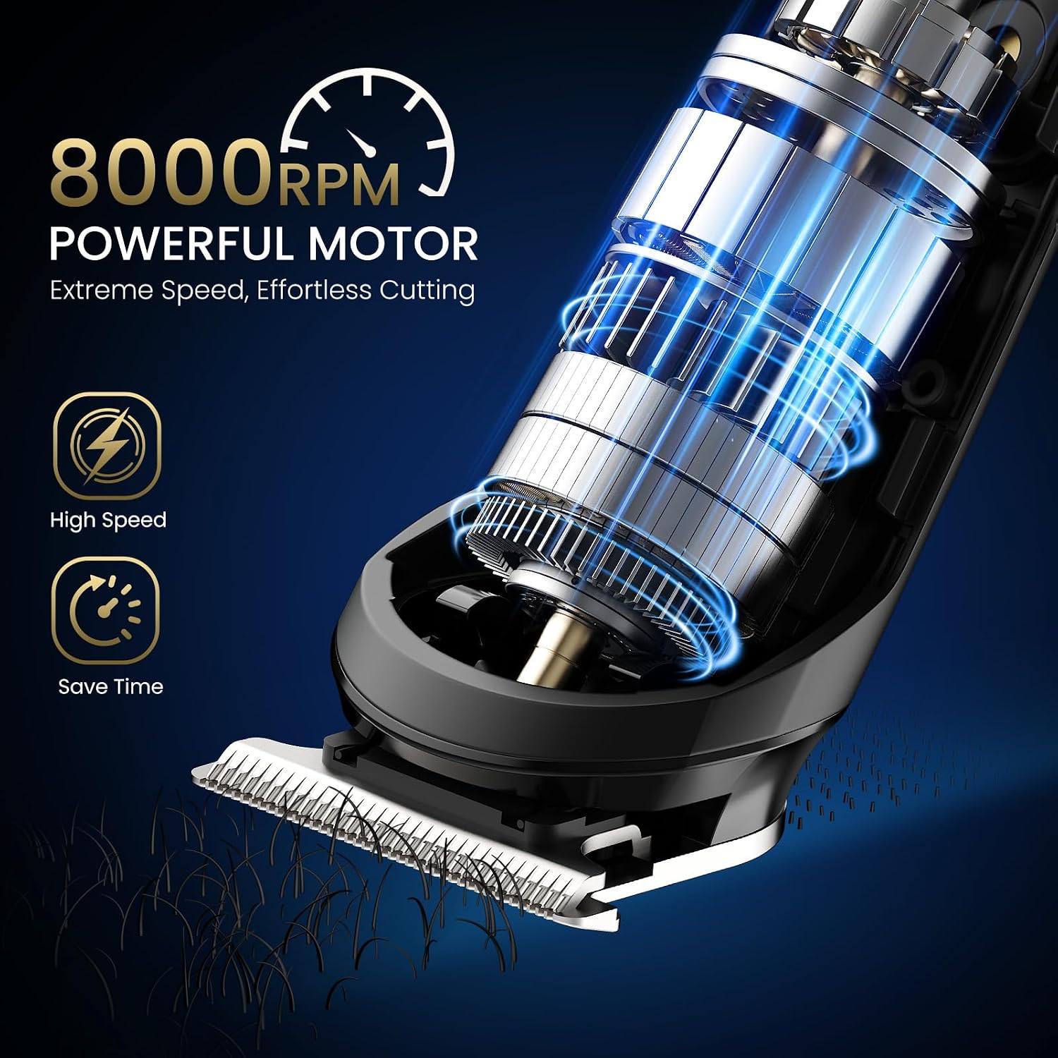 Ufree 3-In-1 Beard Trimmer For Men, Ipx6 Waterproof Electric Razor Shaver, Hair Mustache Body Nose Trimmer, Type-C Clippers Husband Father Boy Grooming Kit, Birthday Gifts For Men Dad