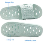 Cozyarea Shower Shoes Quick Dry Non-Slip Bathroom Slippers For Men Women Dorm Home Slides