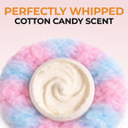 Ra Cosmetics Whipped African Shea Butter With Cotton Candy – 100% Whipped Shea Body Butter From Ghana – Moisturizing Natural Skincare For Dry Skin, Hair, Scalp – Nourishes, Softens & Hydrates – 12Oz