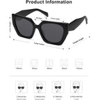SOJOS Large Oversized Polarized Sunglasses for Women, Big Designer Womens Trendy Square Shades SJ2205