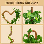 Moss Pole Monstera Plant Support, 2 Pack 28In Bendable Indoor Plant Stakes