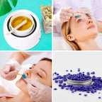 Mibly 200 Pcs Wooden Wax Sticks - Eyebrow, Lip, Nose Small Waxing Applicator Sticks for Hair Removal and Smooth Skin - Spa and Home Usage