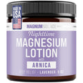 Magnum Solace Nighttime Magnesium Lotion With Arnica – Highly Concentrated Magnesium For Muscles & Joints – Apply To Legs Or Feet Before Bed – Skin-Friendly