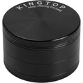 Kingtop Grinder, Large 3" Zinc Alloy Spice Grinder (Black)