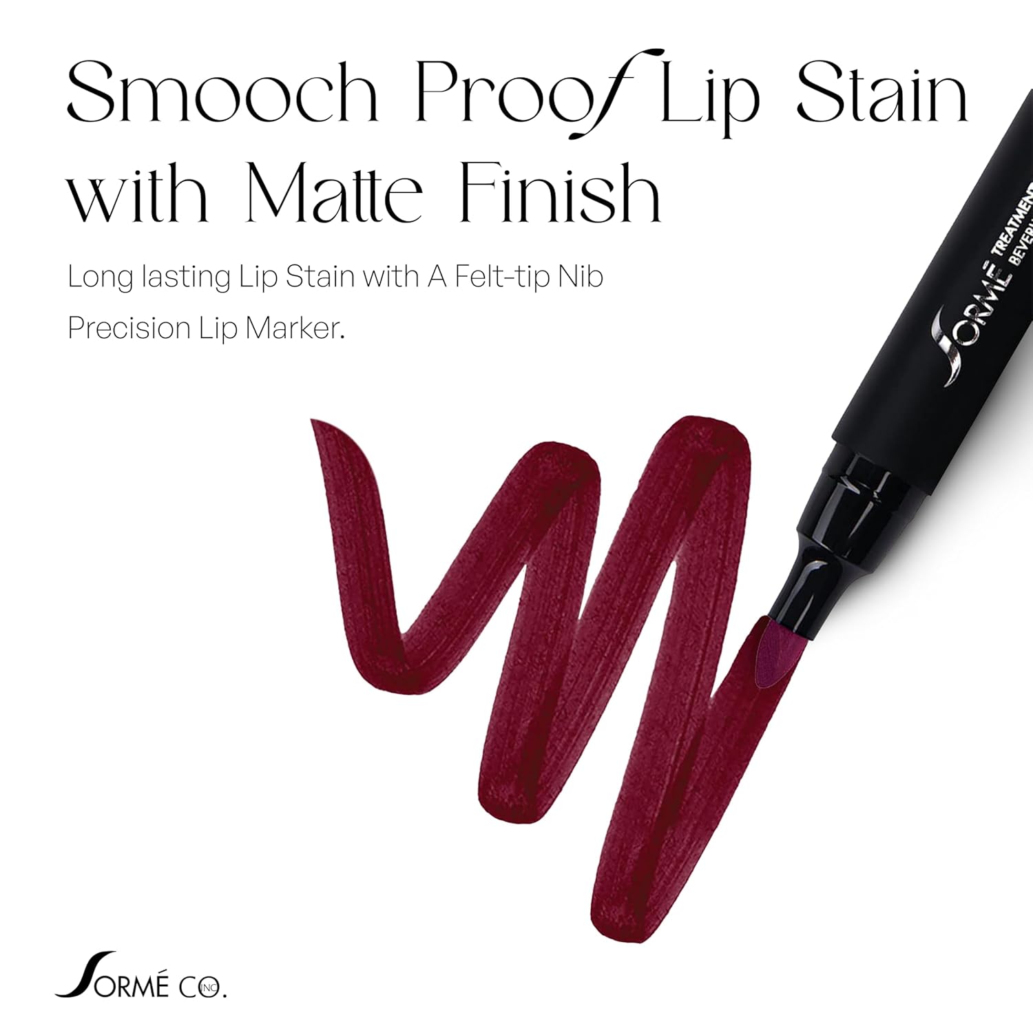 Sorme' Treatment Cosmetics Smooch Proof Lip Stain, Venom, 0.084 oz.