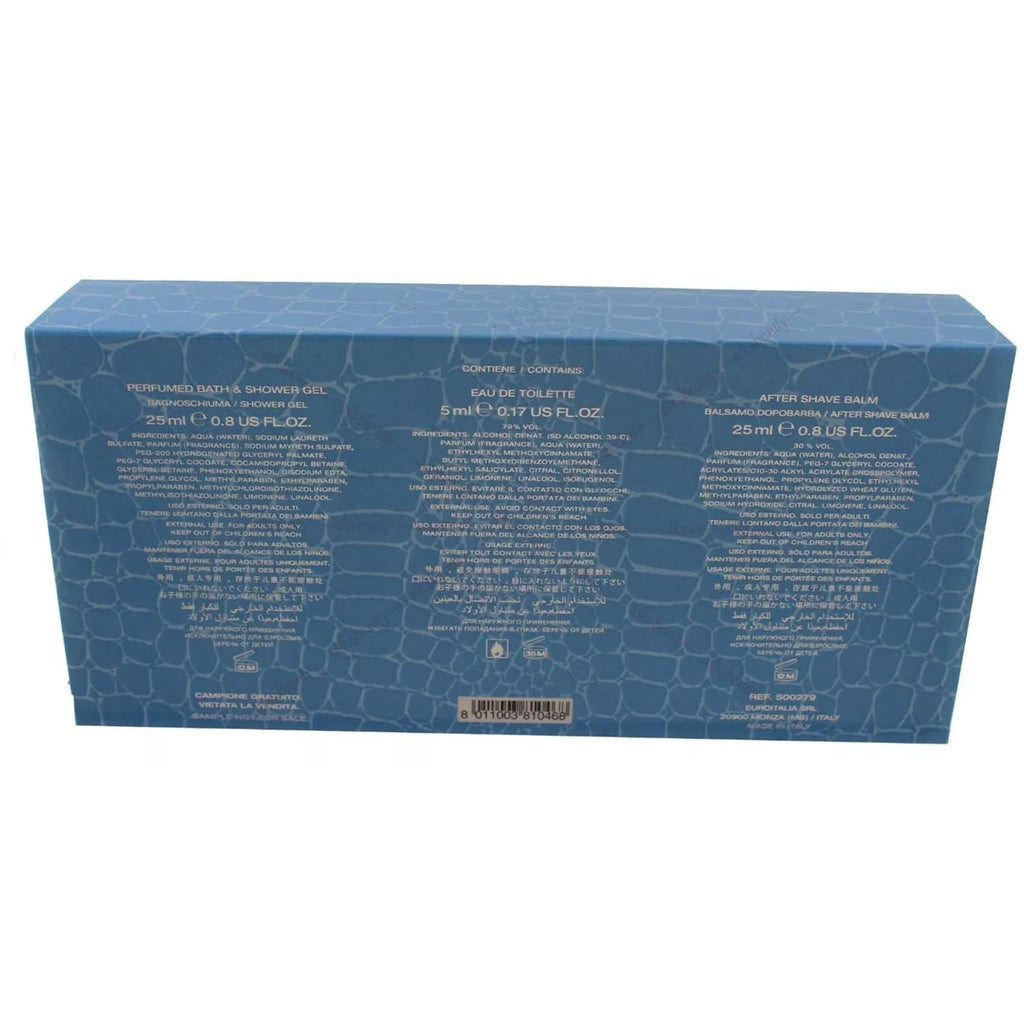 Versace Man Eau Fraiche By Gianni Versace For Men Edt .17 Oz Mini & After Shave Balm .8 Oz Mini & Shower Gel .8 Oz Mini