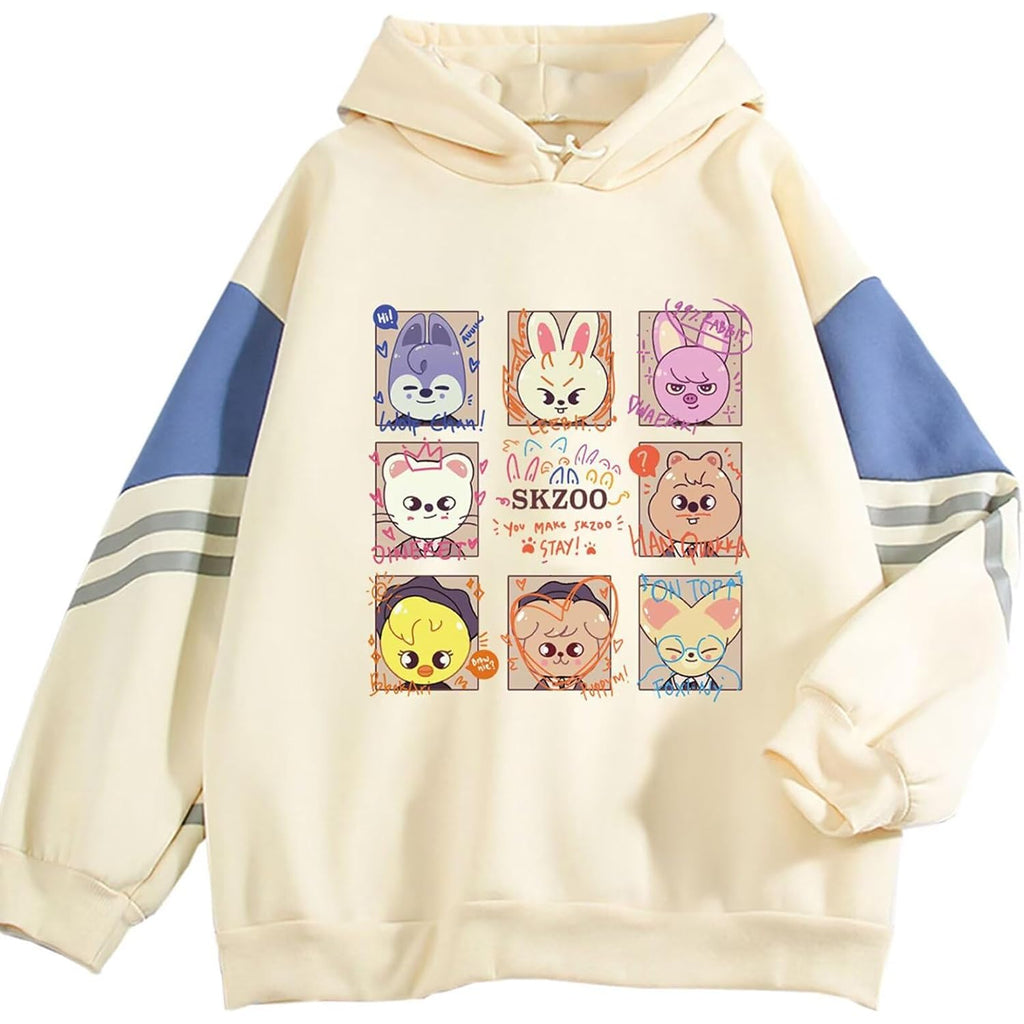 SKZ Hoodie NEW Album 5-Star Concert Sweater Hyujin Felix Jisung Sweatshirt for Women