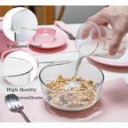 Ackers High Borosilicate Glass Measuring Cup Set With Pour Spout,60Ml(2Oz),120Ml(4Oz), 250Ml(8Oz) Glass Measuring Beaker For Kitchen Or Restaurant, Easy To Read