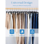 Smartor Pants Hangers - 30 Pack, Black Clips Hangers With 360° Hooks, Shorts Hanger With Strong Clamps, Dress, Heavy Duty As Trousers, Skirt, Jeans, Towel And Bottom Clothes -12 Inch
