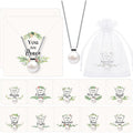 Tondiamo 10/20/40 Christian Faith Pearl Necklaces Mothers Day Bulk Gift for Church Women Religious Jewelry Gift Party Favor