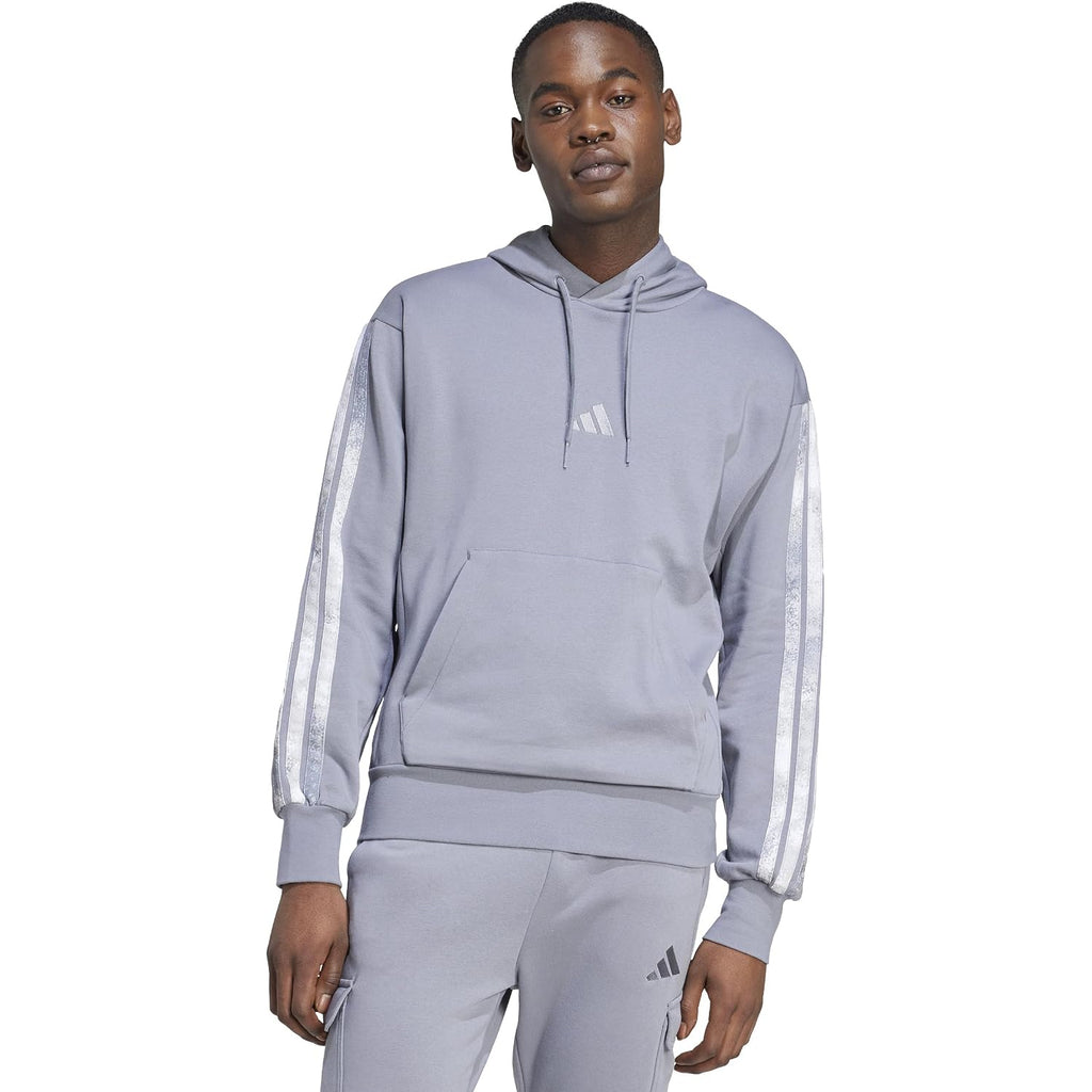 Adidas Men'S All Over Printed Colorblock Hoodie