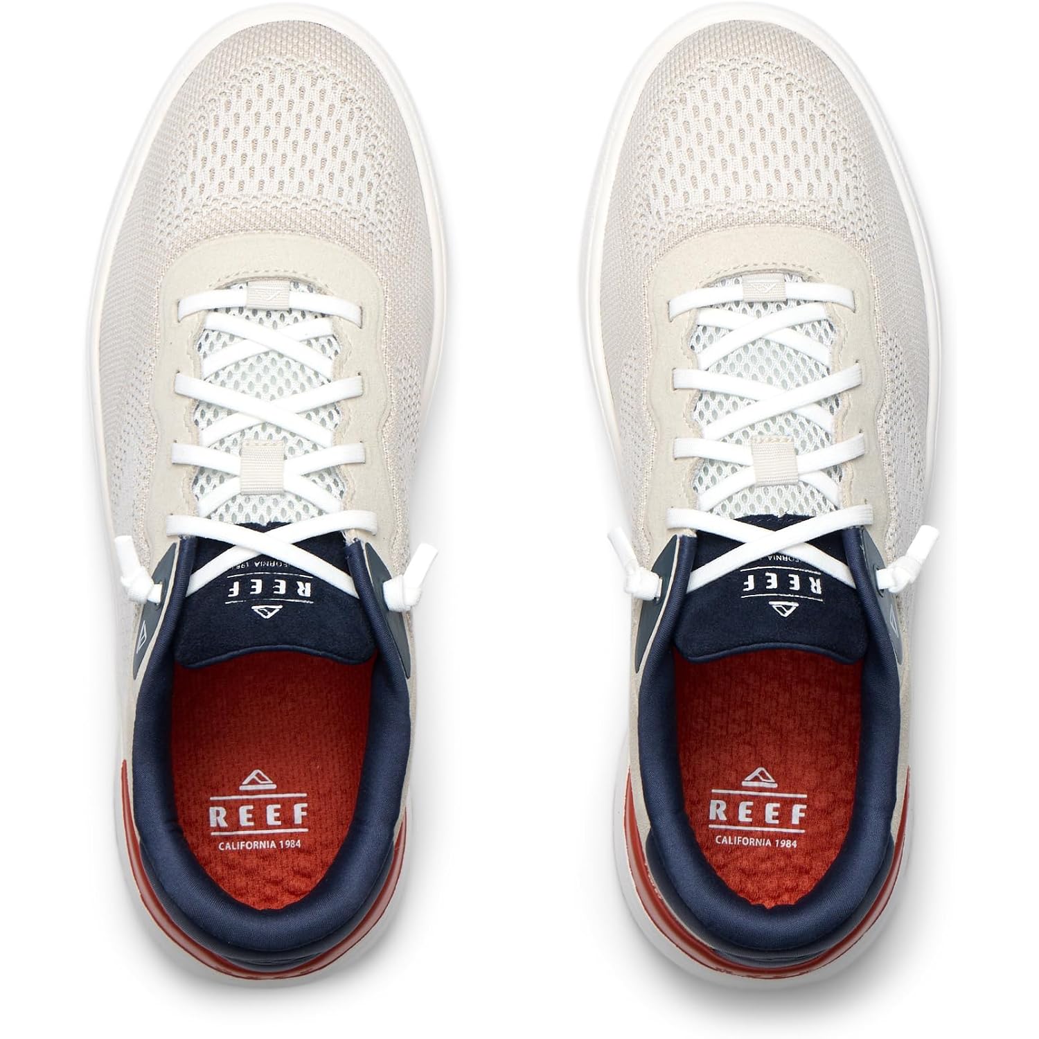 Reef Men'S Shoreline Del Mar Shoe, Breathable Knit Upper, Lightweight & Flexible, Cushion Footbed, Elastic Laces