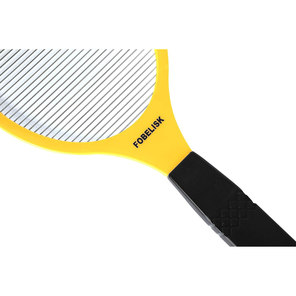 Electric Fly Swatter Racket For Mosquito And Flying Insect Control | Portable Design, Indoor/Outdoor Use, Camping Ready, Instant Bug Zapping, Includes 22 Aa Batteries, Non-Slip Grip