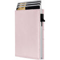 QLD RFID Wallet Women - Small Slim Trifold Wallet Anti-Theft Pop up Card Holder, Minimalist, Ultra Thin, Front Pocket, Premium Leather, 9-11 Cards Capacity | ID Window | Cash Slot