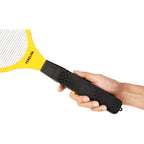 Electric Fly Swatter Racket For Mosquito And Flying Insect Control | Portable Design, Indoor/Outdoor Use, Camping Ready, Instant Bug Zapping, Includes 22 Aa Batteries, Non-Slip Grip