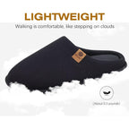 Oncai Men'S House Slippers, Cushion Memory Foam Shake Fleece And Man House Shoes With Faux Fur Lining And Indoor Outdoor Rubber Soles Us Size 7-15