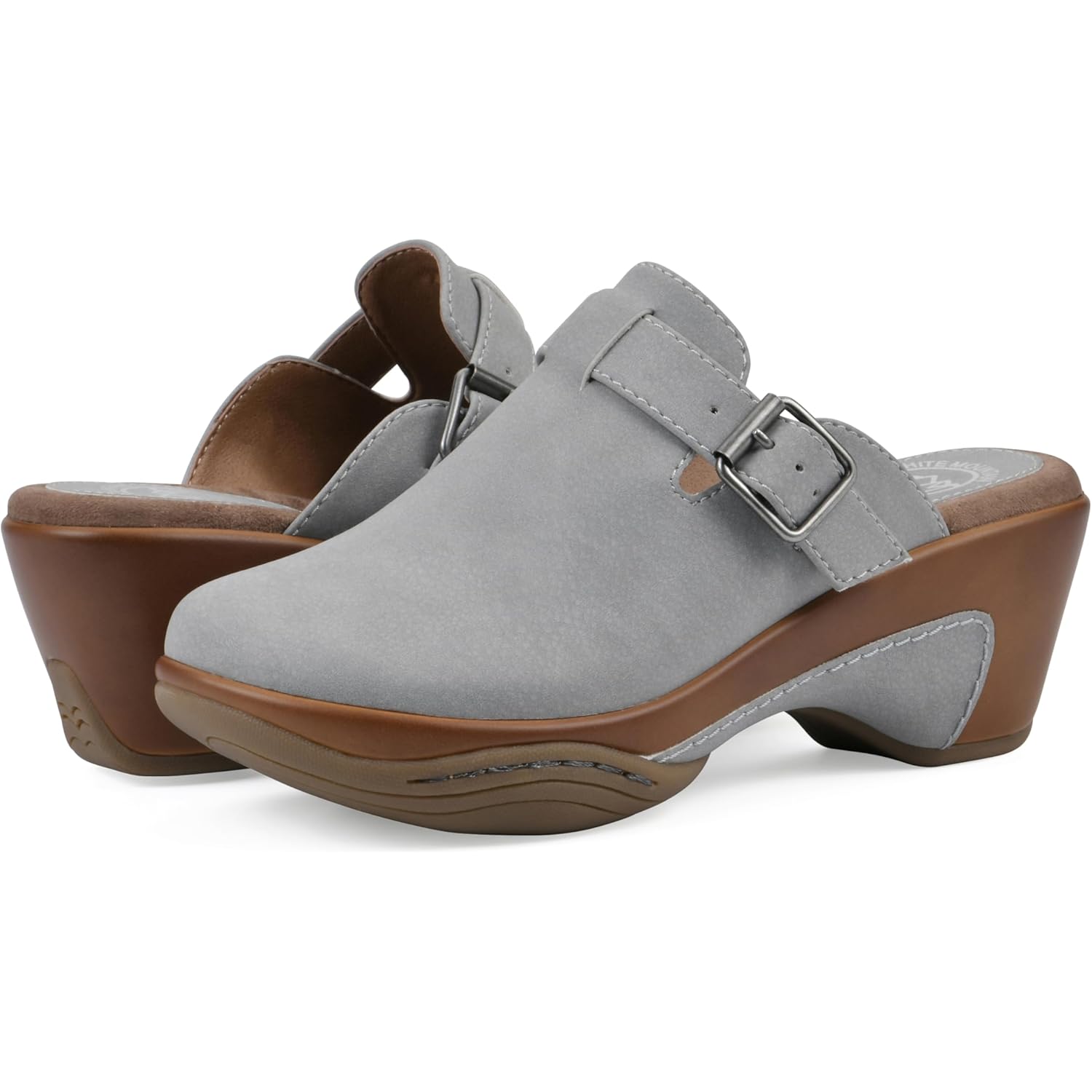 White Mountain Women's Viewed Heeled Clog