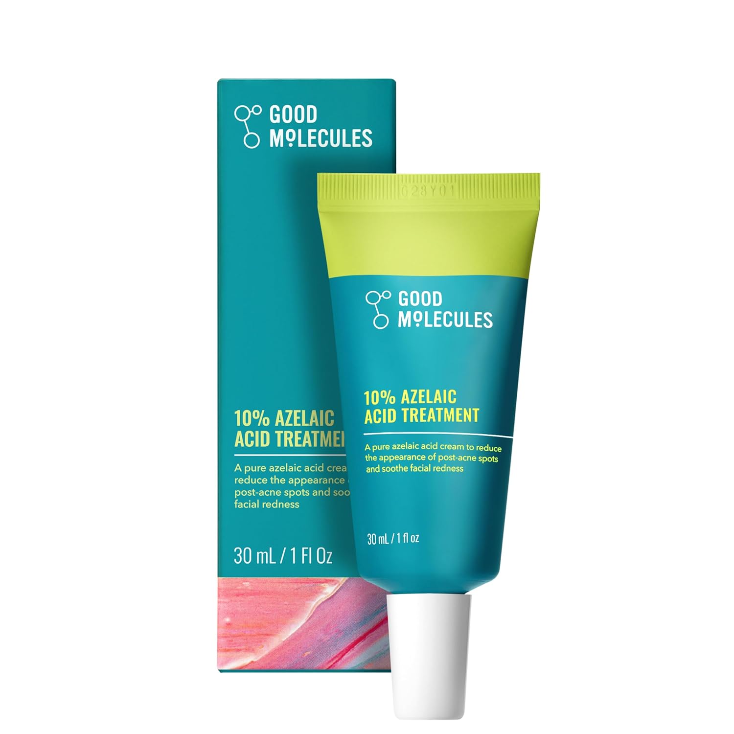 Good Molecules 10% Azelaic Acid Treatment for Face – Soothing Formula for Facial Redness & Uneven Tone – Brightens Dark Spots & Refines Texture – Vegan & Fragrance-Free Skincare (30ml / 1.01 fl oz.)